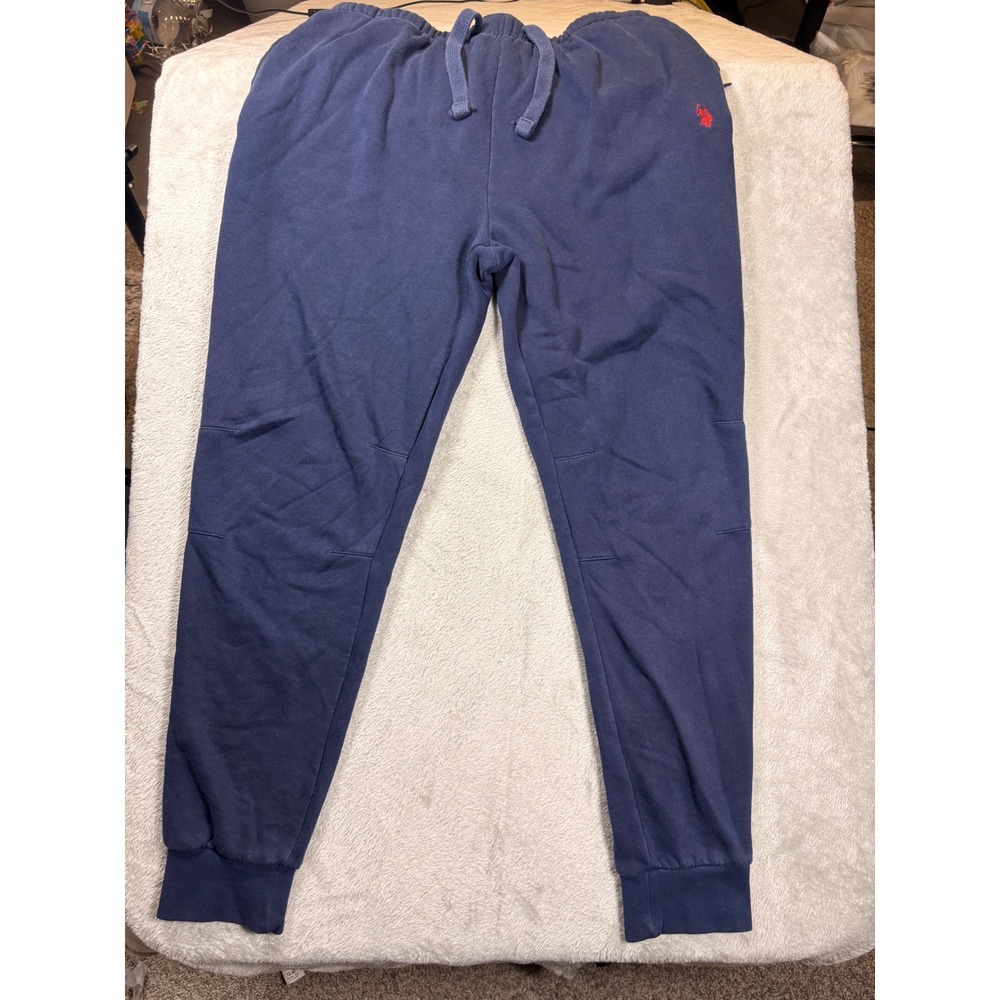 U.S. Polo Assn. Men's Large Navy Blue Jogger Sweatpants